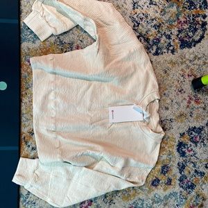 NWT lululemon perfectly oversized crop crew